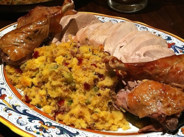 Sweet and Savory Cornbread Stuffing