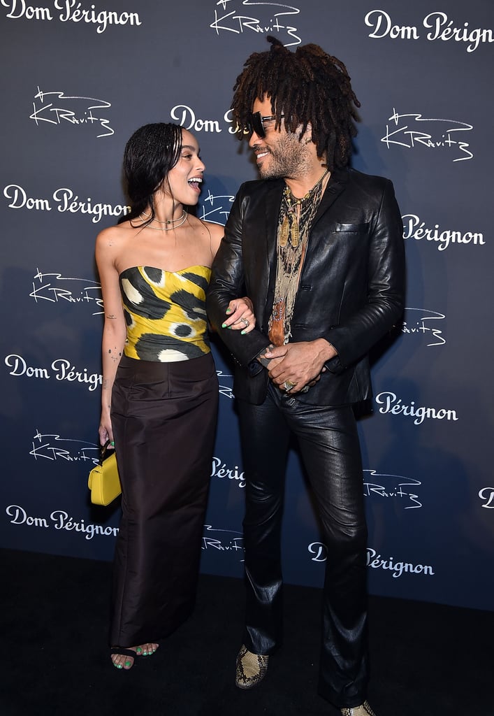 Zoë Kravitz and Lenny Kravitz at Exhibition Opening 2018