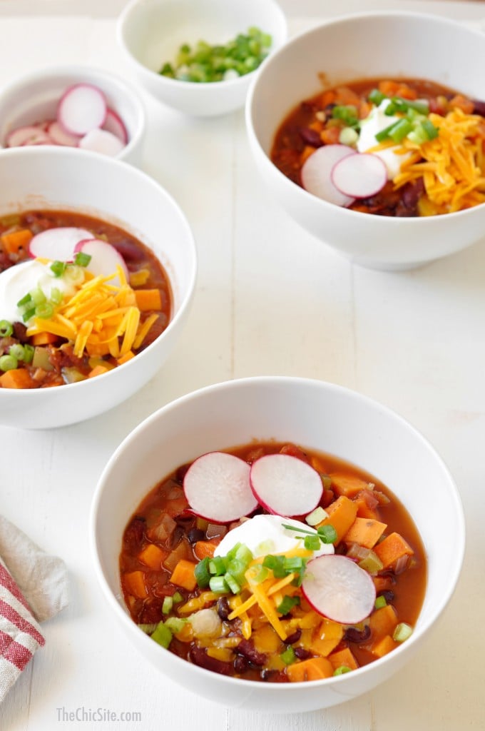 Slow-Cooker Vegetarian Chili