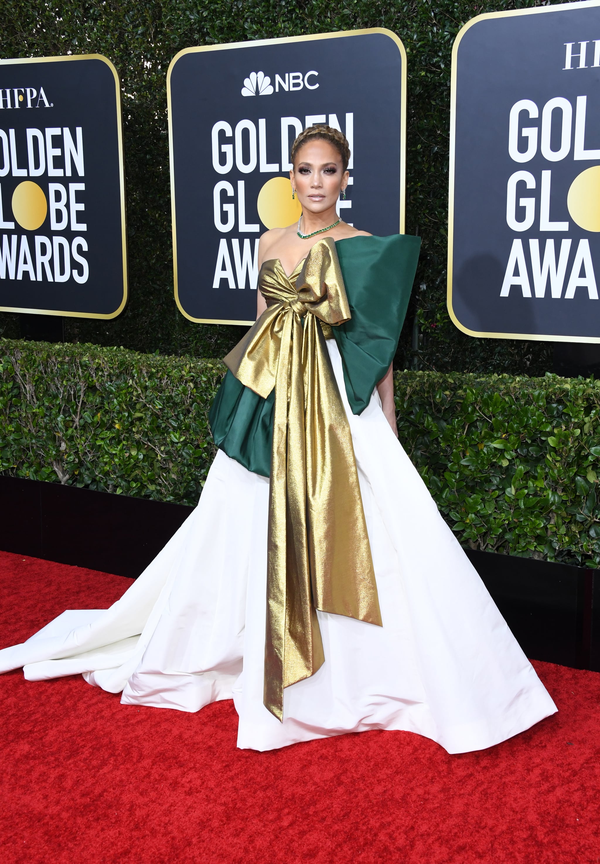 Jennifer lopez bow dress Clearance