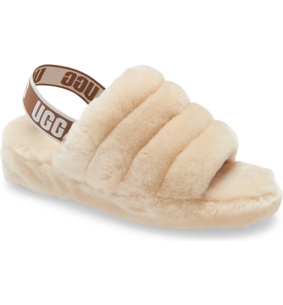 Cosy Classics: Ugg Fluff Yeah Genuine Shearling Slingback Sandal