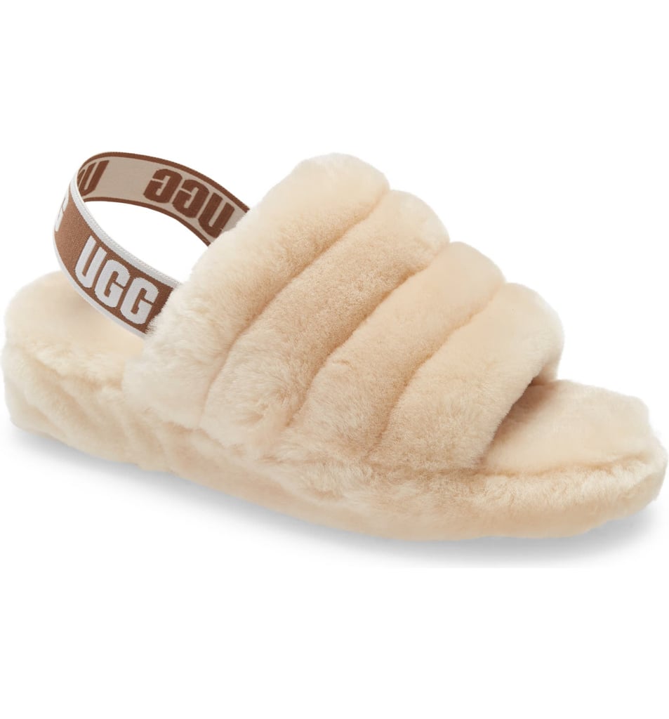 Cozy Classics: Ugg Fluff Yeah Genuine Shearling Slingback Sandal