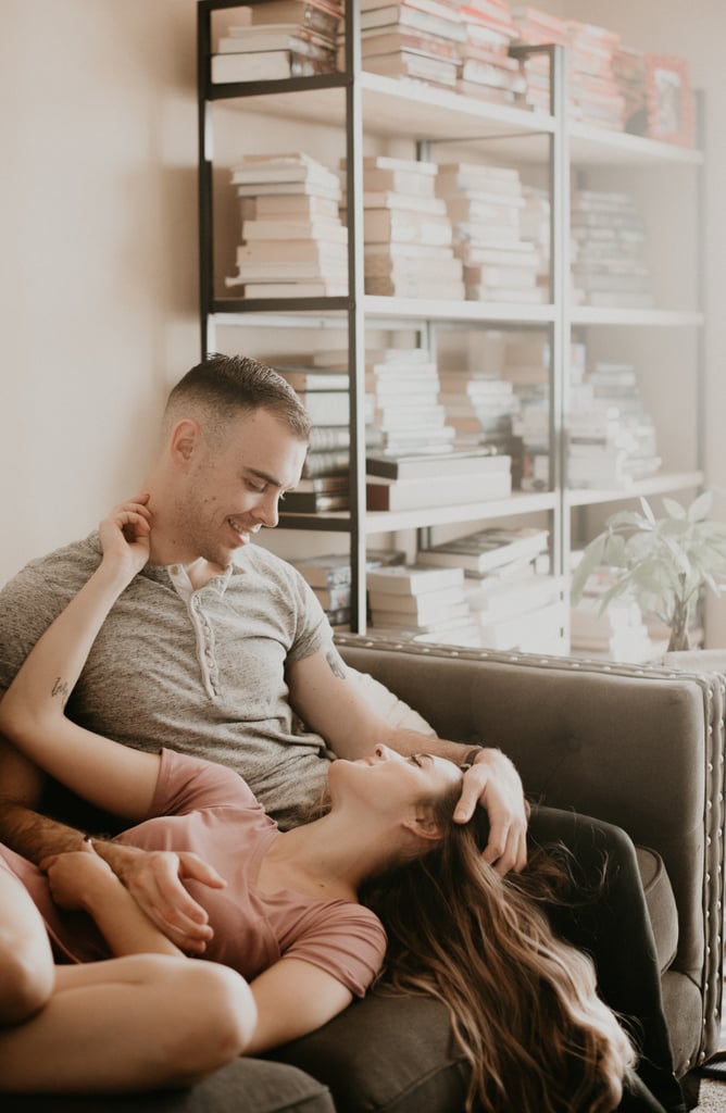 Champagne and Candy Engagement Shoot