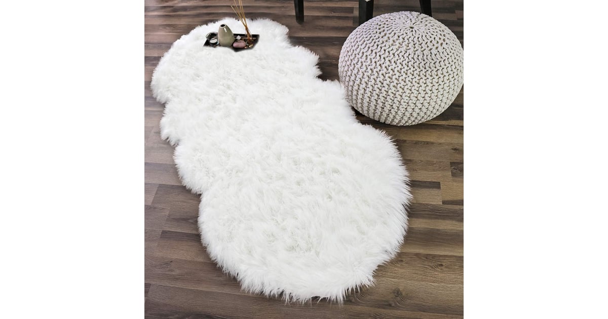 Noahas Faux Sheepskin Area Rugs Silky Long Wool Carpet Best Sheepskin