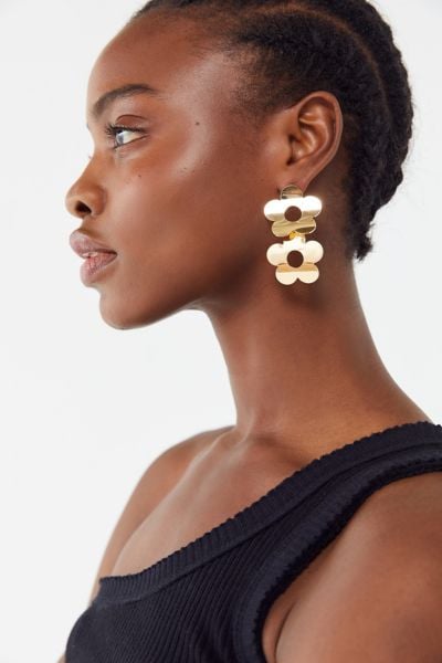 Urban Outfitters Daisy Statement Drop Earrings