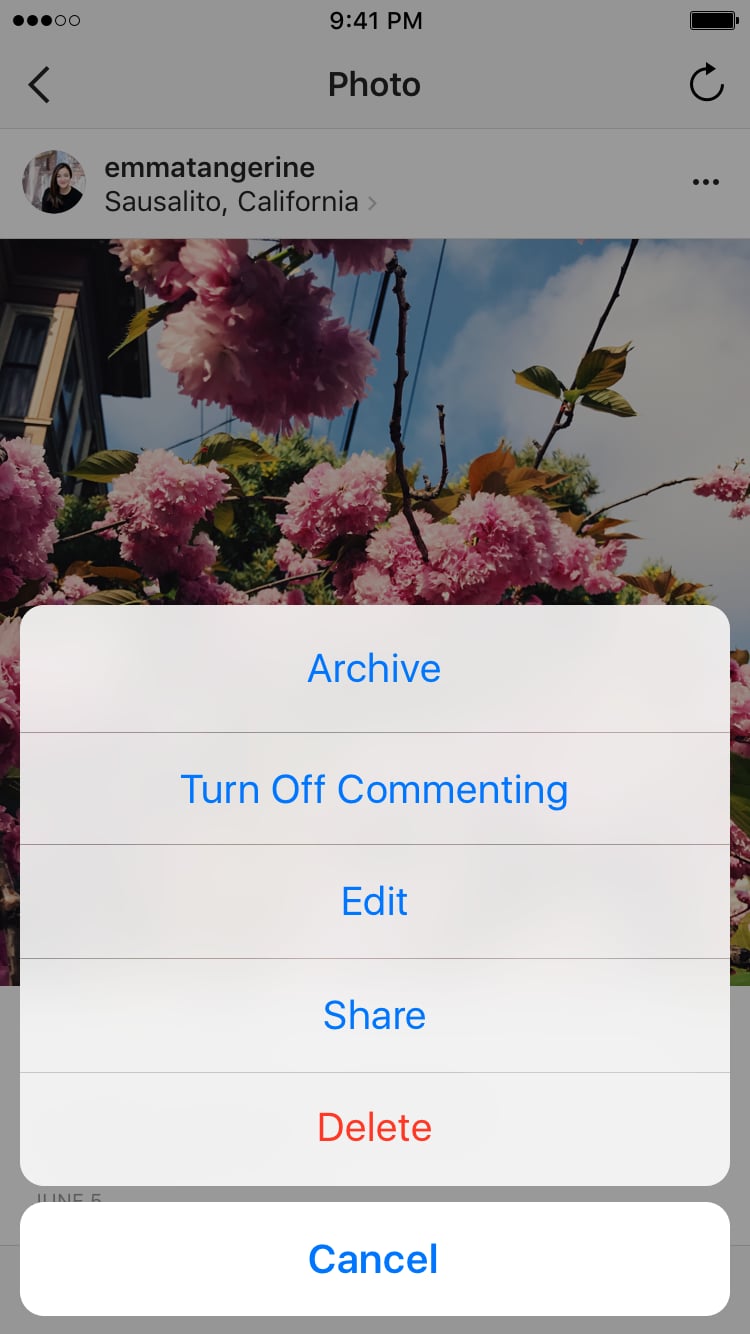 First, go to your profile and pick a photo.