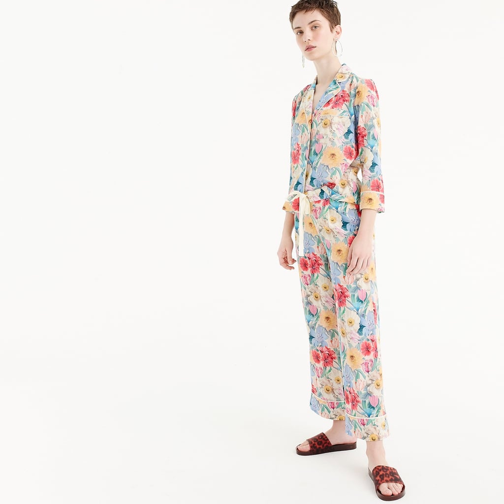 J.Crew Collection Silk Pajama Set