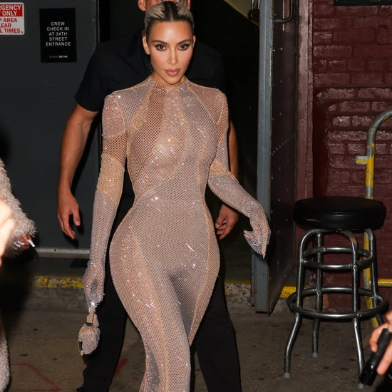 Kim Kardashian's Dress at Fendi Baguette Fashion Show