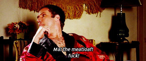 When you go to your parents' house for dinner because all you have is butter.