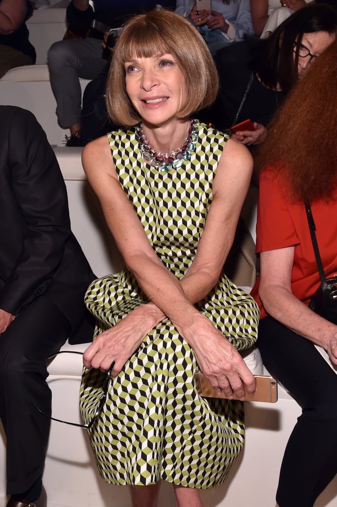 Anna Wintour | Celebrities Front Row at New York Fashion Week Spring ...