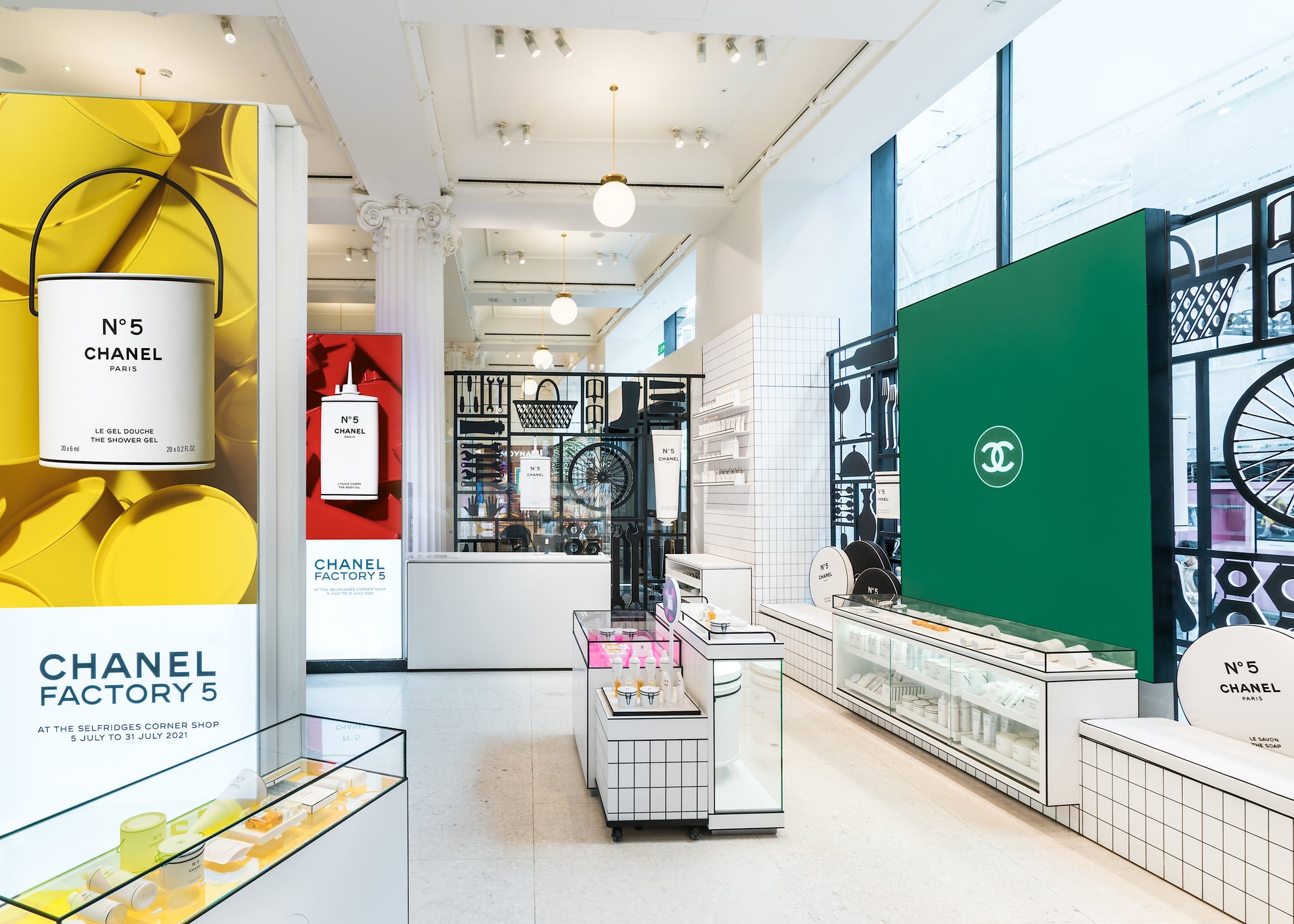 Chanel Celebrates No. 5 Fragrance With London Pop-Up Store