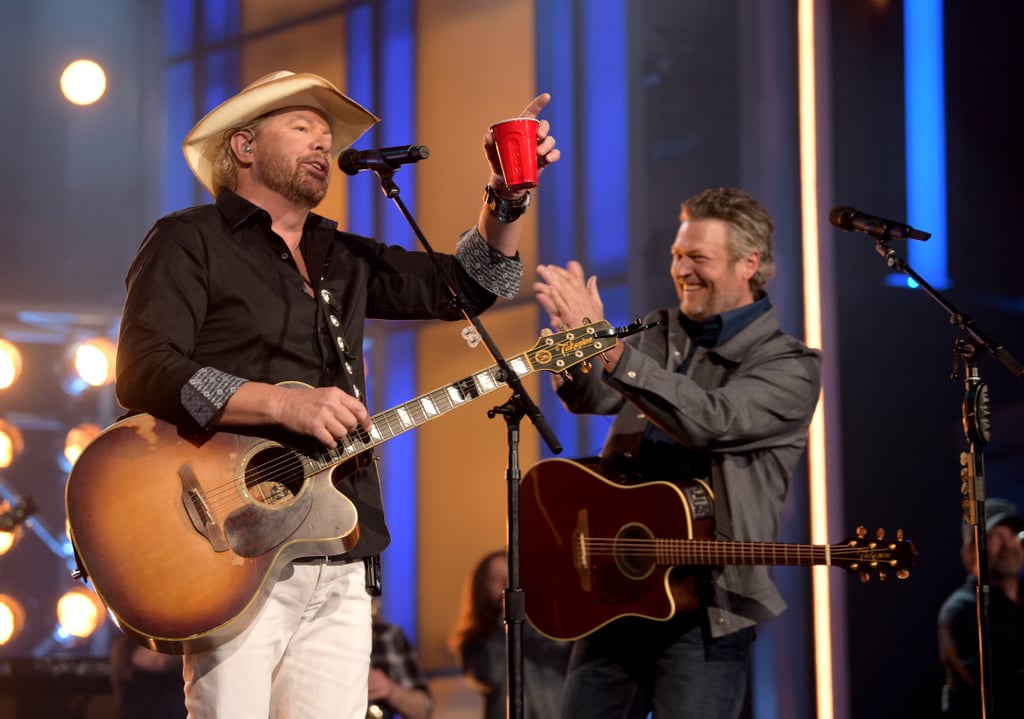 Toby Keith and Blake Shelton.