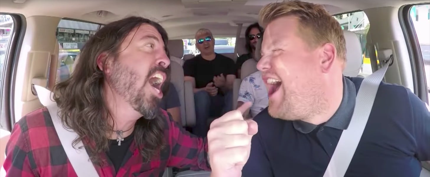 Foo Fighters Carpool Karaoke Video POPSUGAR Celebrity
