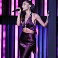 Ariana Grande Shows Off Her New Wedding Ring With an Affordable Satin Skirt Set