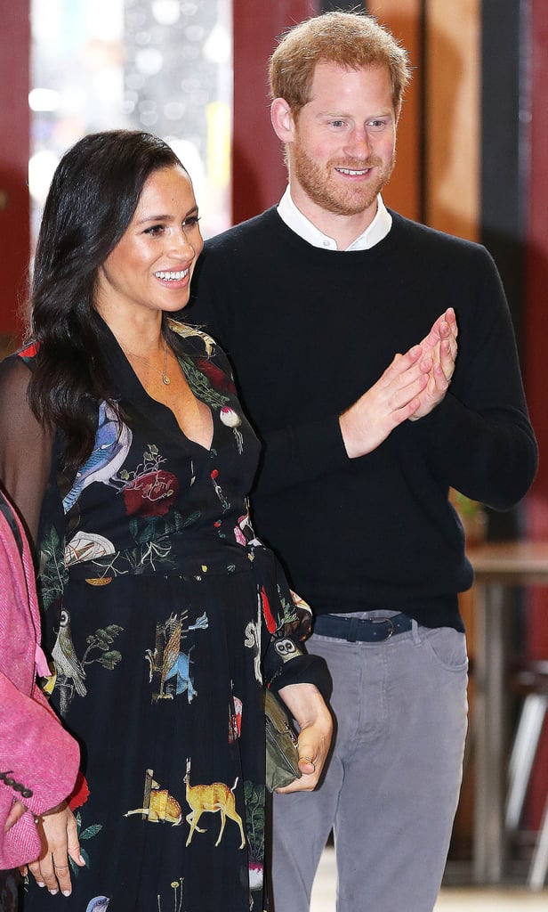 Meghan Markle Oscar de la Renta Animal Dress | POPSUGAR ...
