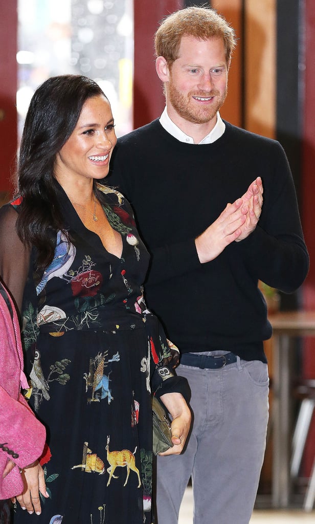 Meghan Markle Oscar de la Renta Animal Dress