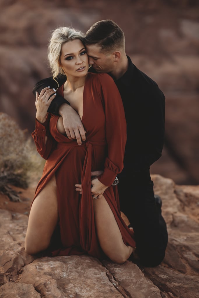 A Couple's Sexy Canyon Photo Shoot