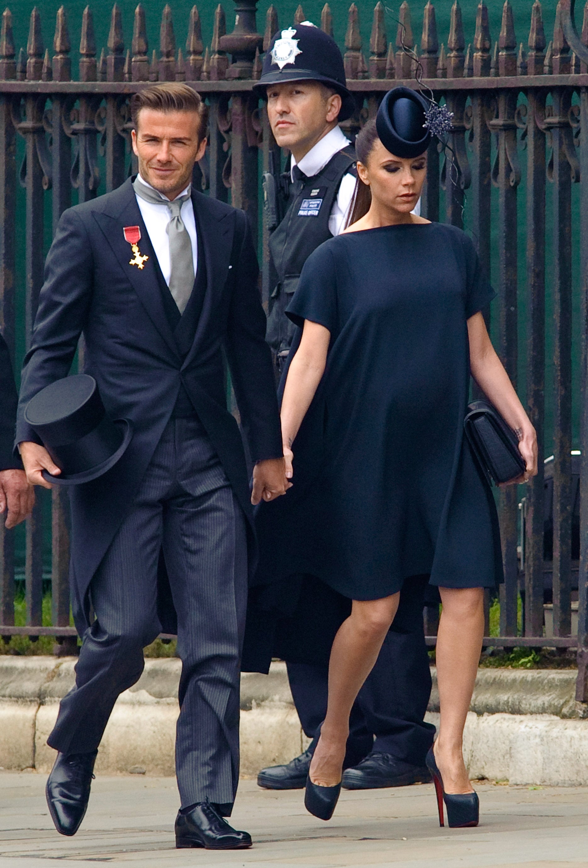 Victoria beckham dress royal wedding 2025