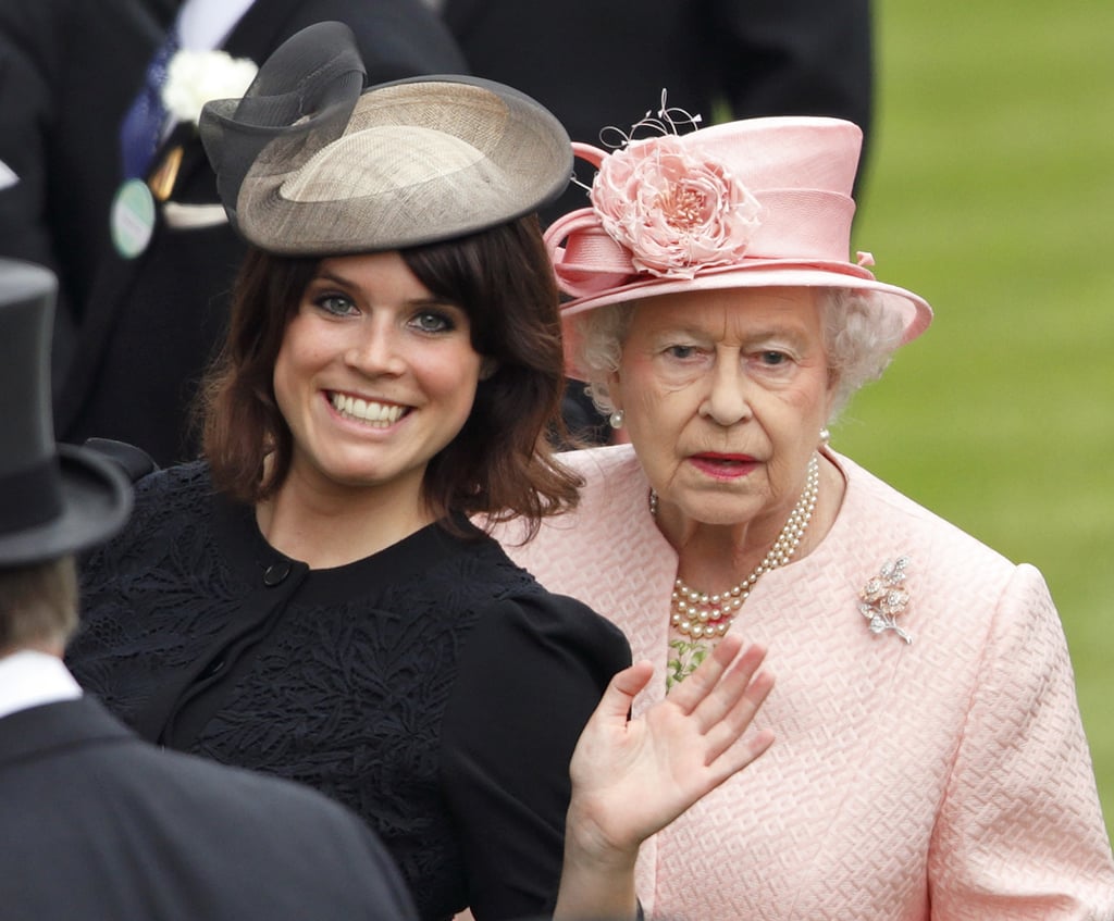 Princess Eugenie clearly isn't shy in front of the Queen