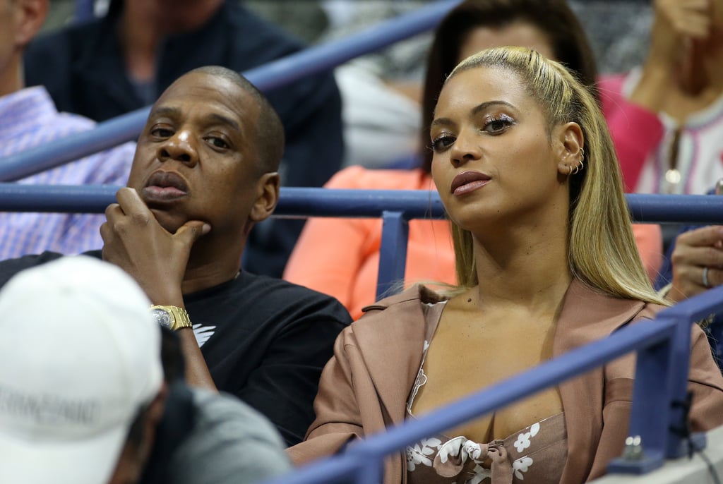 Beyonce and Jay Z Watching Serena Williams at the US Open POPSUGAR