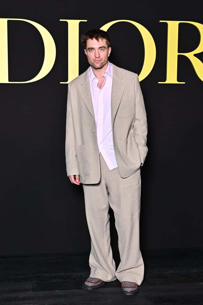 Robert Pattinson at the Christian Dior Show at Paris Fashion Week