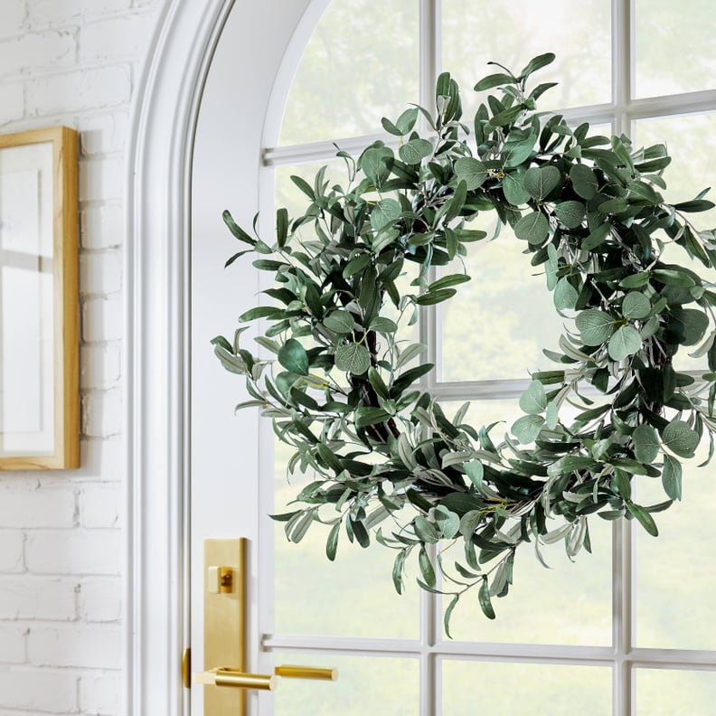 No-Maintenance Greenery: Threshold Designed With Studio McGee Green Leaf Wreath