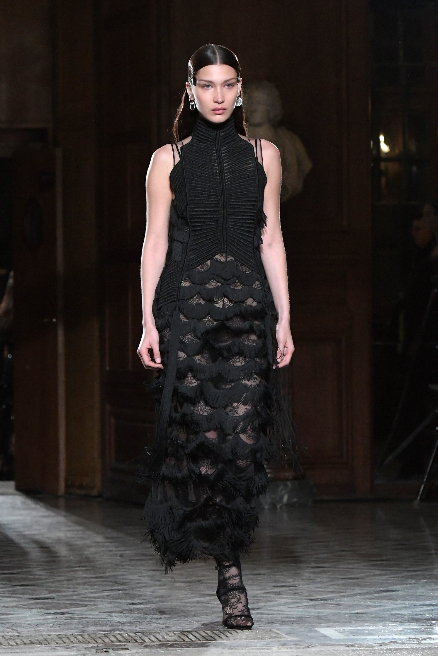 Kendall Jenner and Bella Hadid Givenchy Menswear Show 2017