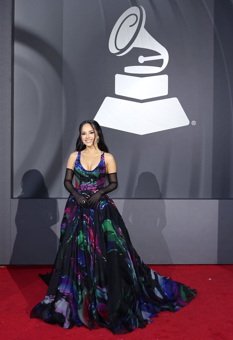 Becky G's Colorful Zuhair Murad Gown at the Latin Grammys | PS Fashion