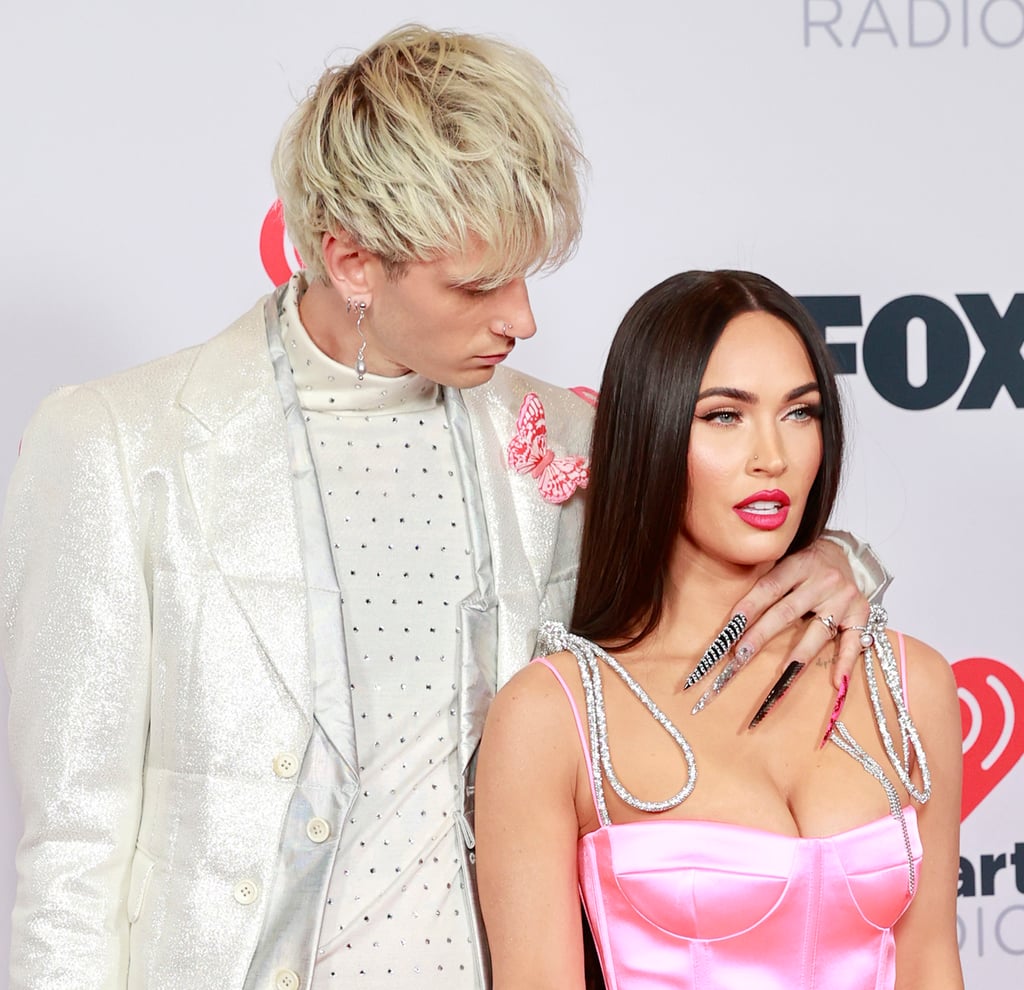 Megan Foxs Pink Outfit At The Iheartradio Music Awards Popsugar 