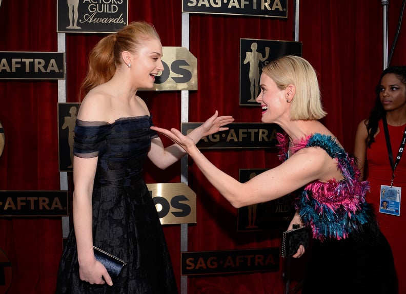 When Sophie Turner and Sarah Paulson Were So Happy to See Each Other
