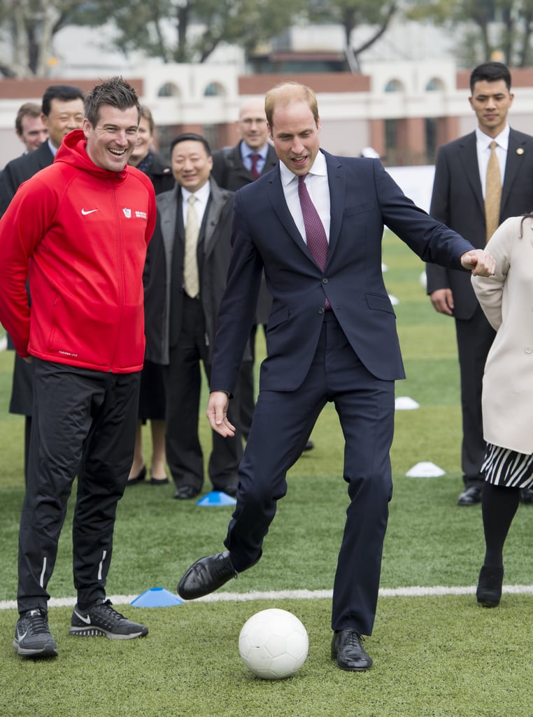 When William Showed Off His Soccer Skills