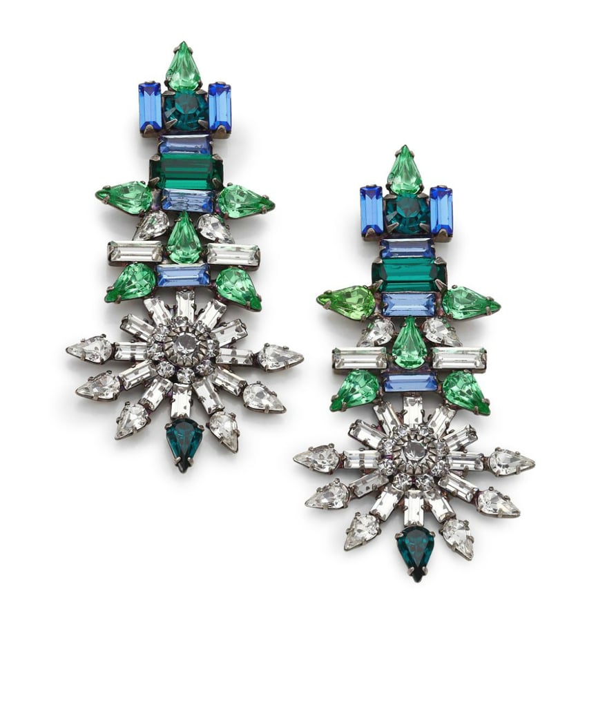 Dannijo Everly Drop Crystal Earrings ($420)