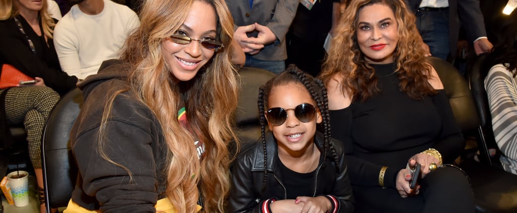 Blue Ivy's Blue Louis Vuitton Bag