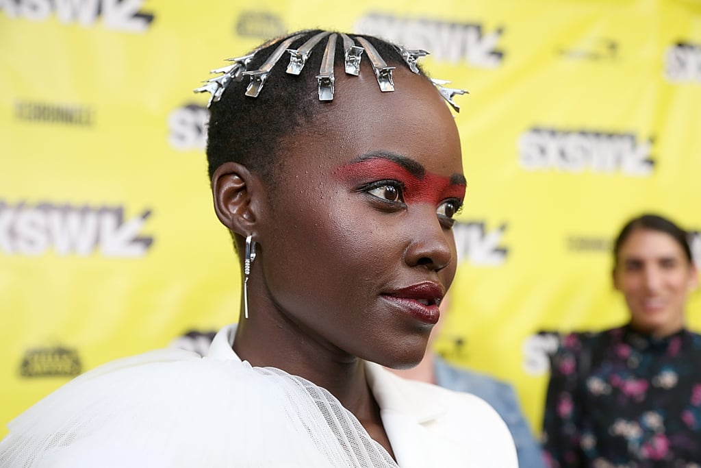 Lupita Nyong'o Hair at Us SXSW Premiere