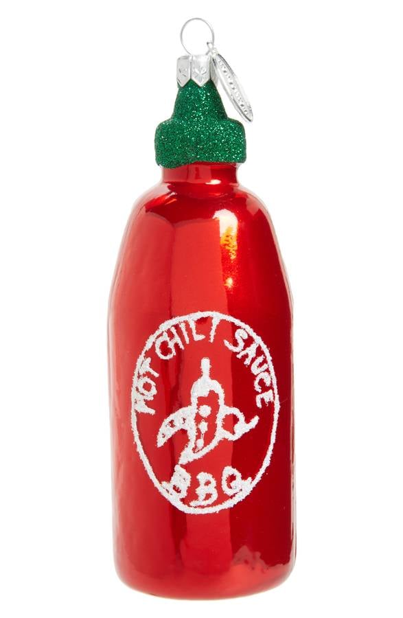 Sriracha Bottle Ornament ($25)