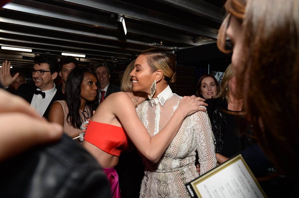 Taylor Swift And Beyonce Backstage At The Grammys 2016 Popsugar Celebrity Photo 2 