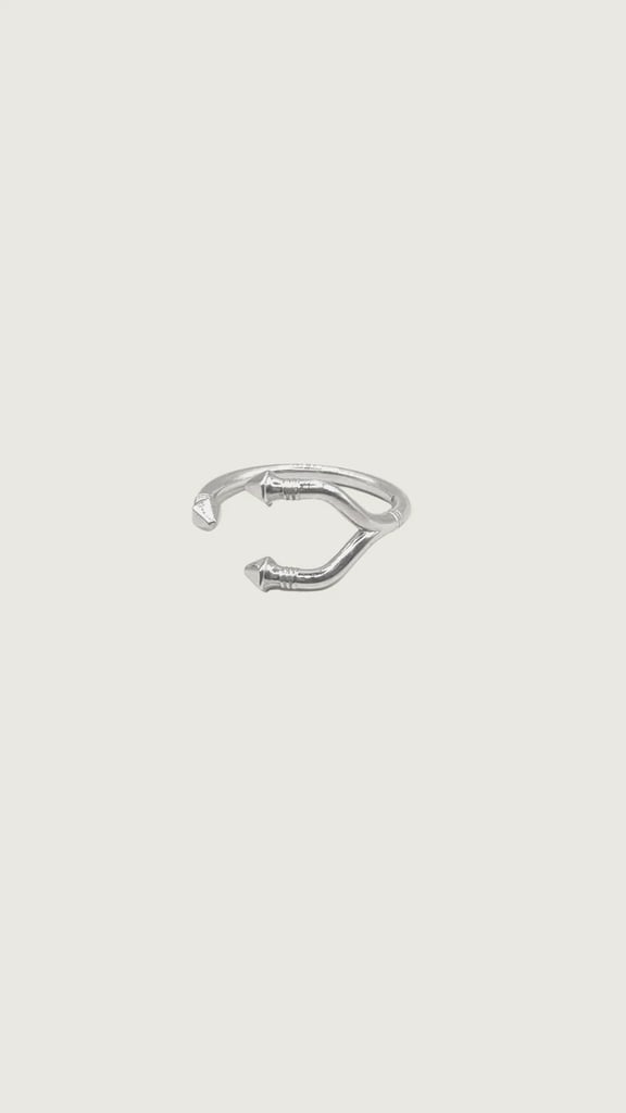 Metal X Wire Legacy Ring