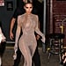 Kim Kardashian's Dress at Fendi Baguette Fashion Show