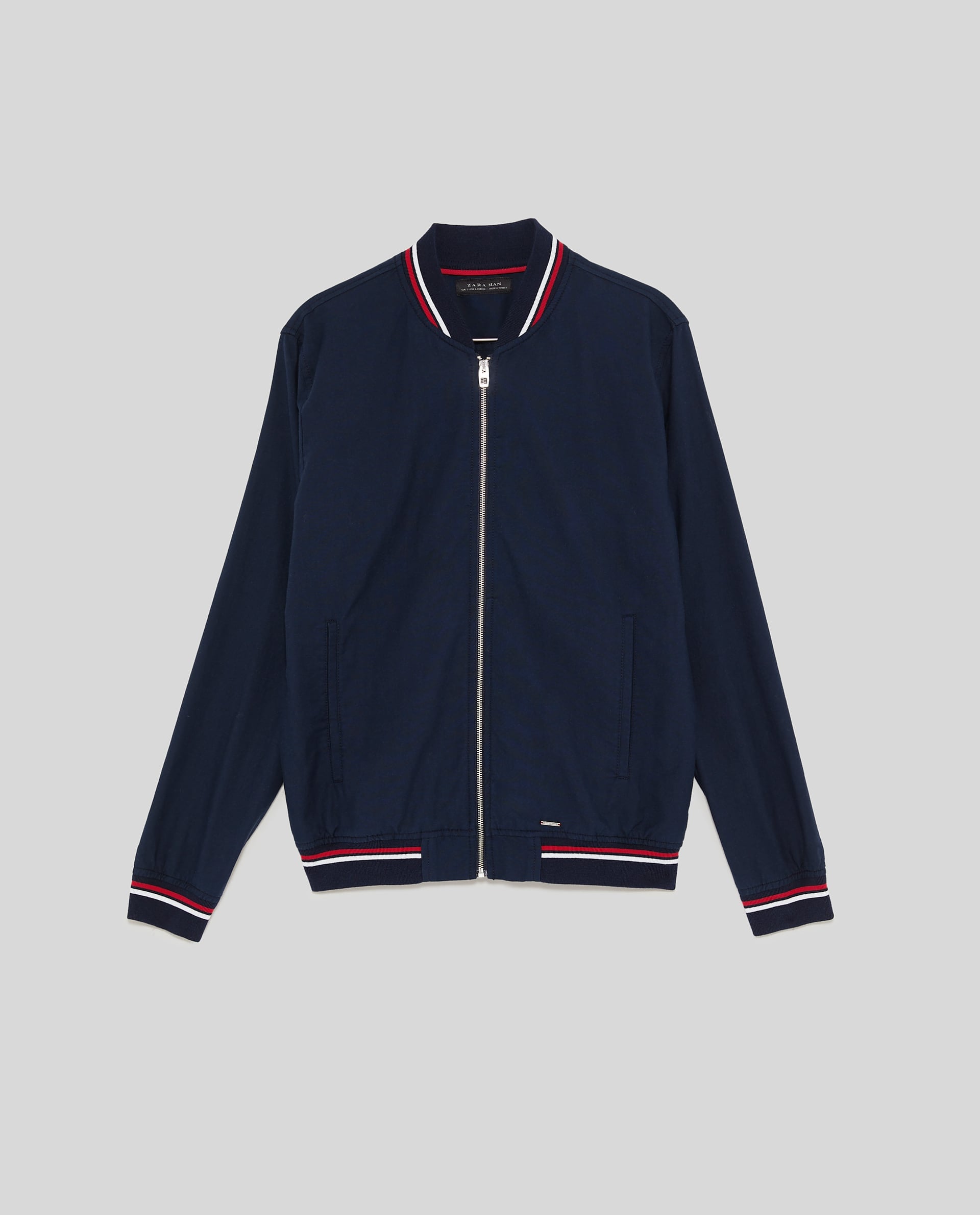 blue jacket zara