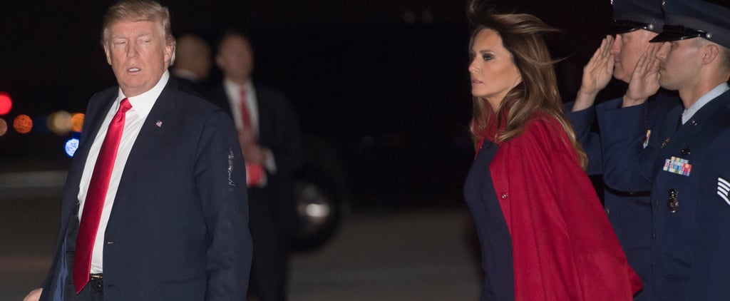 Melania Trump Red Maison Ullens Coat
