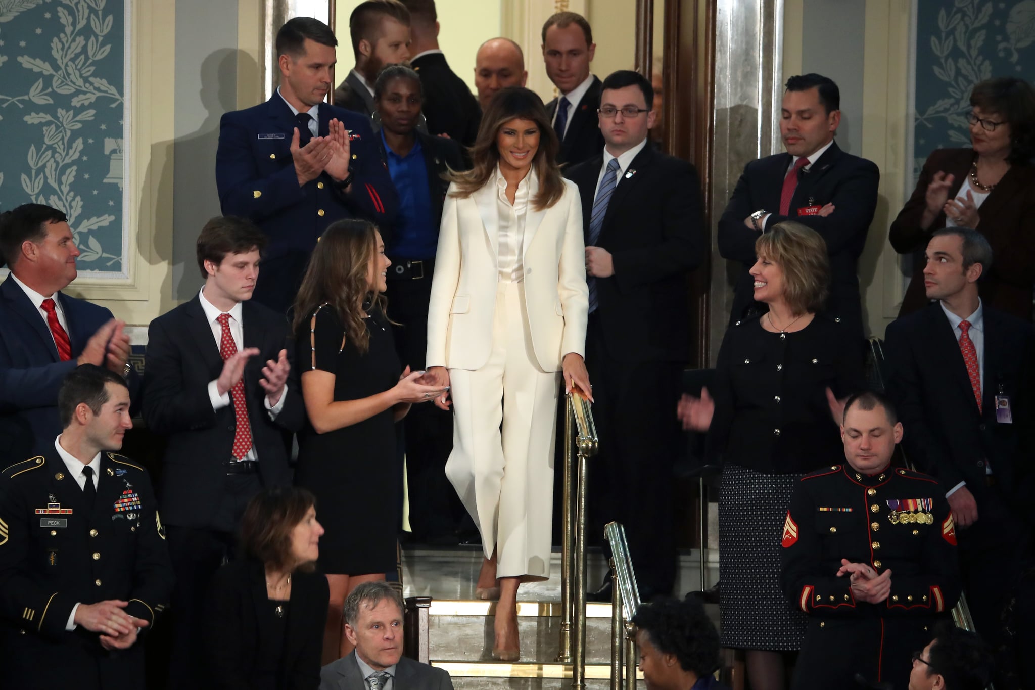 What Did Melania Trump Wear to the First State of the Union? | POPSUGAR Australia News