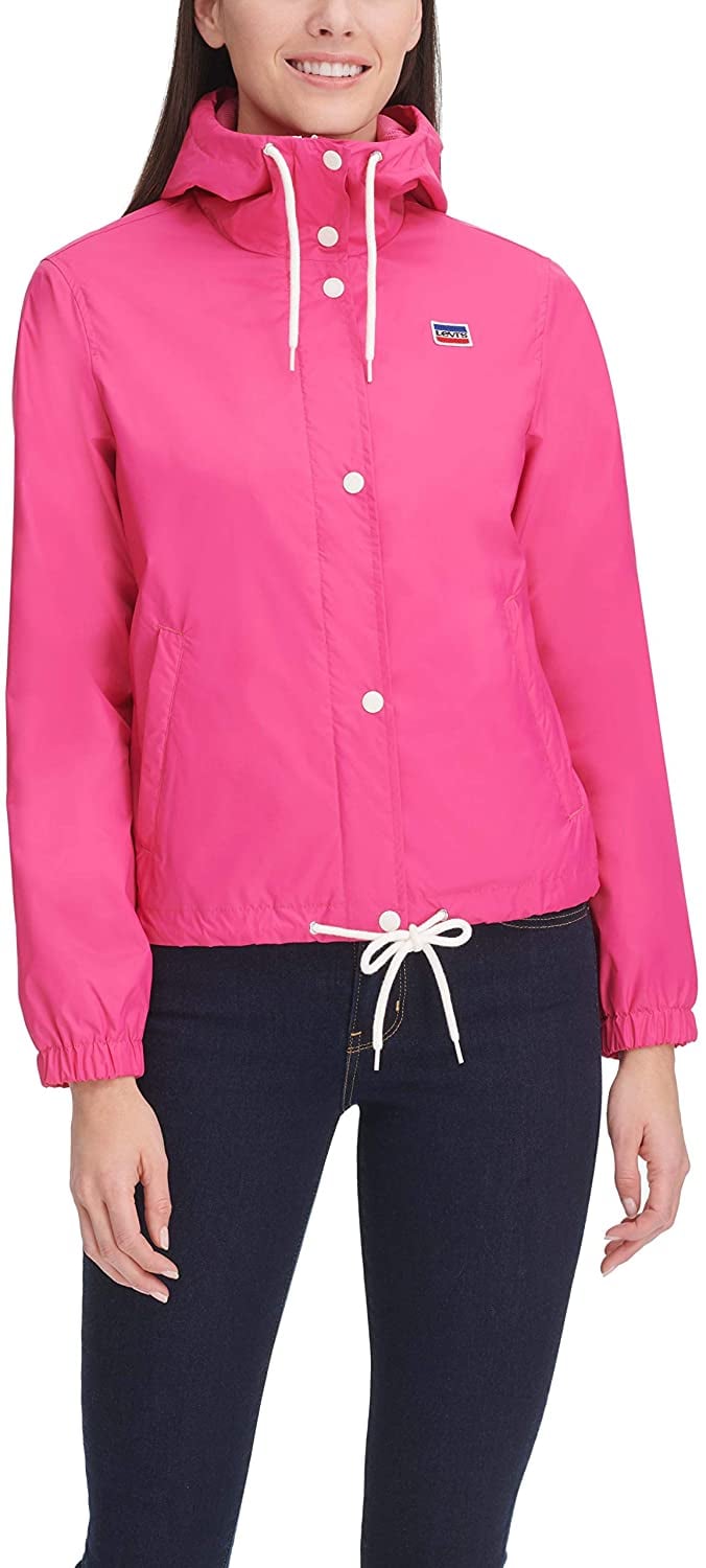 levi's rain jacket lavender