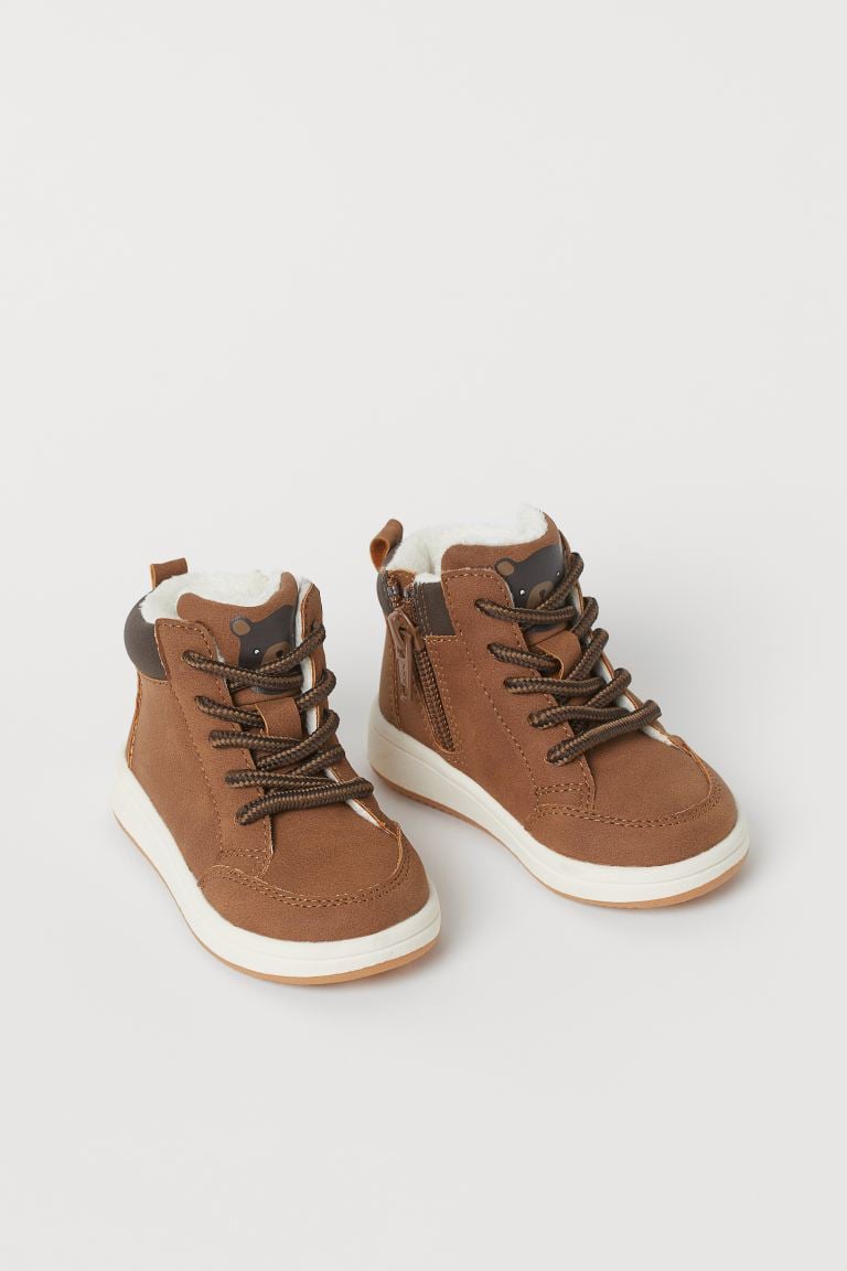 H&M Faux Shearling-Lined High Tops