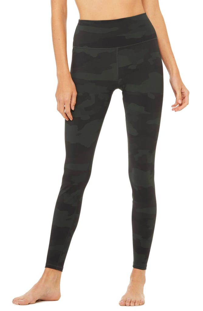 Alo Yoga® high-waist catch the vibe flare legging - black