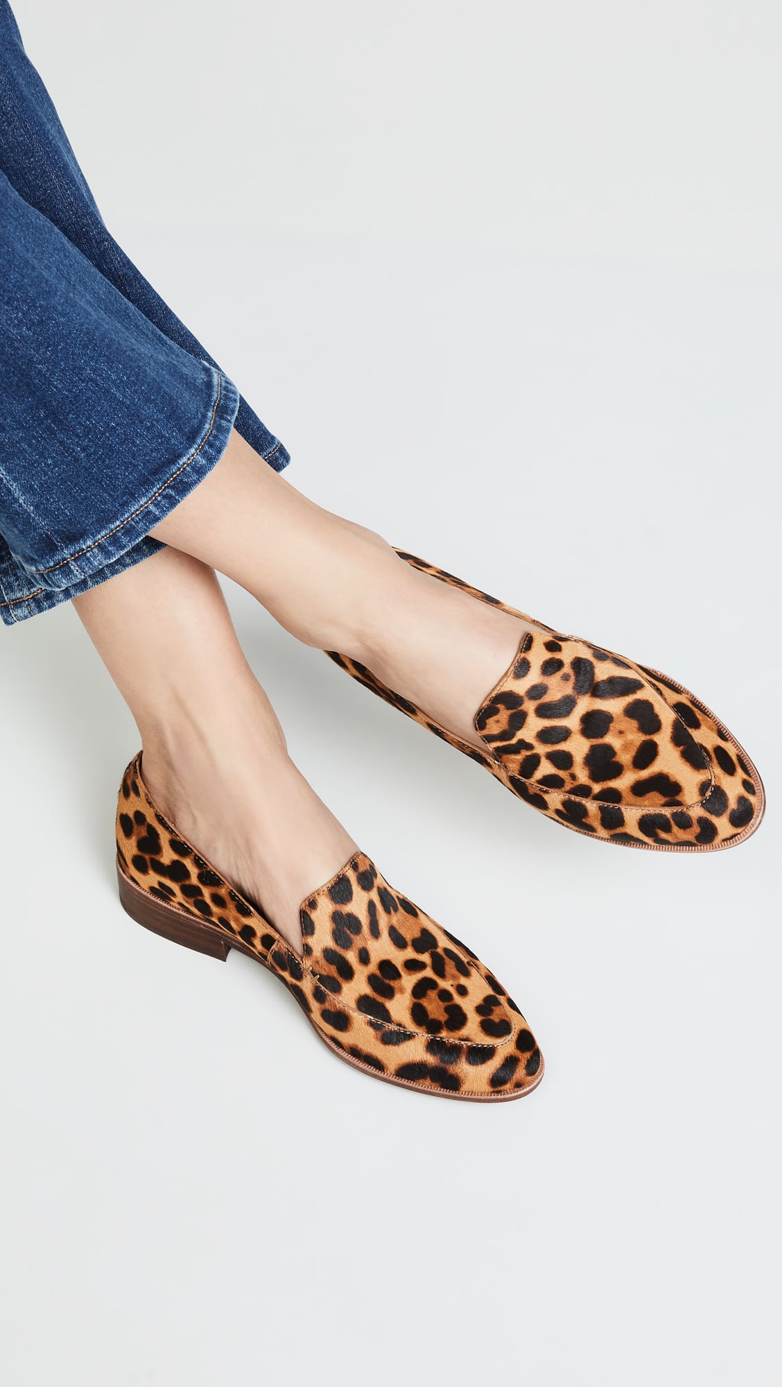 women's leopard oxfords