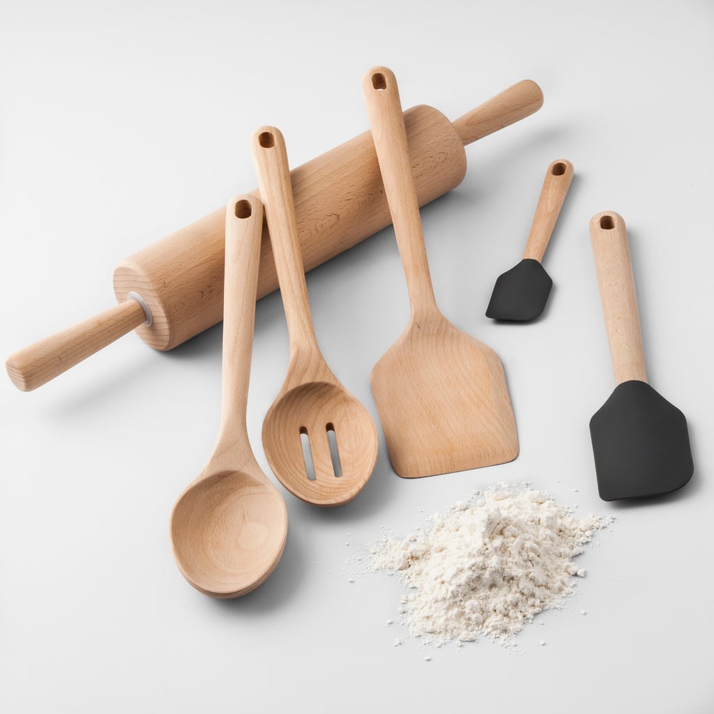 Beech Wood and Silicone Cooking Utensils ($2-$9)