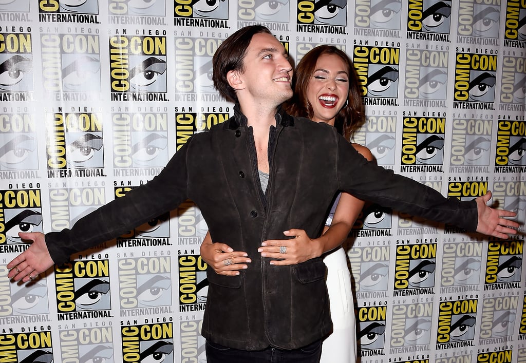 Pictured: Richard Harmon and Lindsey Morgan.