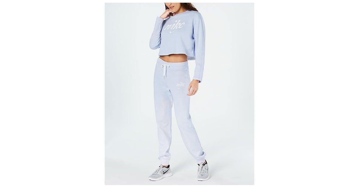 cropped nike joggers