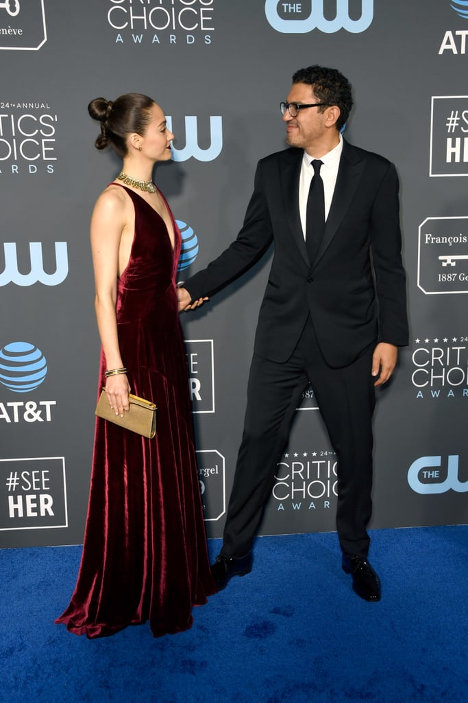 Emmy Rossum Hair at the 2019 Critics Choice Awards