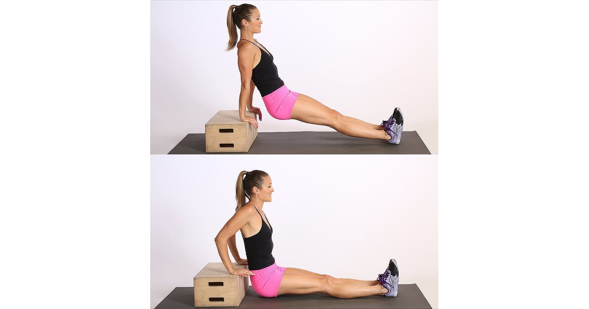 Elevated Tricep Dips 17 Quiet, AtHome Cardio Exercises That Trainers